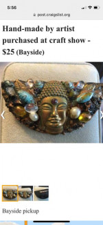 Hand-made by artist