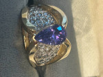 Tanzanite Ring Large Center Stone