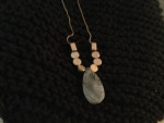 Elegant pendant on long chain