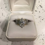 Custom Design 3.07 Carat Center Stone…Marquise Cut GIA Certified - $22