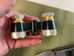 Gold Carl Zeiss Diadem Opera Theater Glasses Mother Of Pearl Binocular