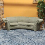 Contemporary Retro Rounded Sofa