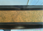Cast Iron Console Sofa Table with Wood Top