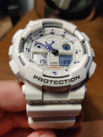Casio G-Shock GA-100A White