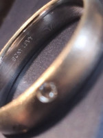 Signed BONA LEVY 18KWG Diamond Band rings PD $3700 each