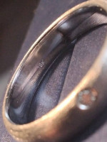 Signed BONA LEVY 18KWG Diamond Band rings PD $3700 each