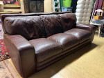 Brown Leather Sofa