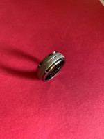 MR RING Men's BAND  Tungsten Carbide 925 Brushed Finish