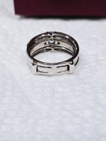 18K Gold & Platinum Diamond Ring W/ Diamond Guard, GIA Certified!!!