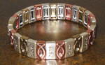 Faith, Hope, Love Tri-tone Bracelet