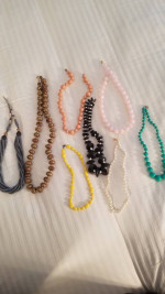 8 Chunky Costume Jewelry Necklaces (Whole Lot)