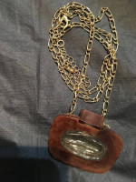 Unique Perfume in a Golden Chain for Ladies from France....