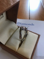 Pink Sapphire White Gold Ring