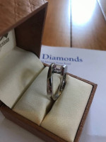 Pink Sapphire White Gold Ring