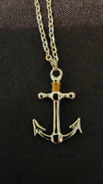 18 inch anchor necklace