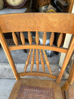4 matching antique chairs
