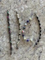 bracelets and earrings - $12 each