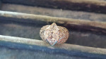 4  Silver Rings with Costume Stones -  size 7  - price  per ring