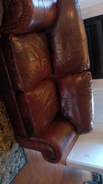 Thick cowhide luxry sofa