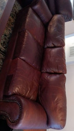 Thick cowhide luxry sofa