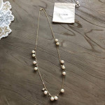 Popular! * J. Crew Goldtone/Pearl Necklace * Comes with J. Crew Bag