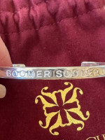 * Rustic Cuff silver mini "BOOMER SOONER" cuff bracelet * New w/RC Bag