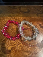 * New - 2 Pretty crystal Stretch Bracelets *