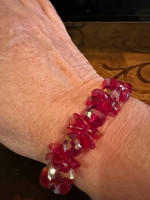* New - 2 Pretty crystal Stretch Bracelets *