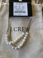 Pearls are in! * J.Crew set of Freshwater Pearl/Gold Bracelets * New
