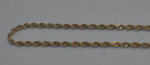 10kt yellow gold 24 inches long chain 7.6 grams 3mm wide