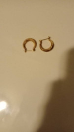 14K GOLD EARRING SET