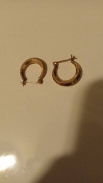 14K GOLD EARRING SET