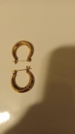 14K GOLD EARRING SET
