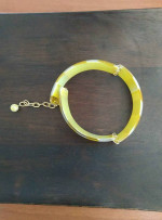 Large yellow bracelet