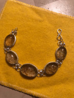 Rutilated Quartz ( pongkham) bracelet