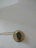 DRUSY QUARTZ GEMSTONE PENDANT