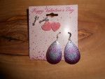 Valentines Day Heart Love Earrings Set