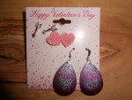Valentines Day Heart Love Earrings Set