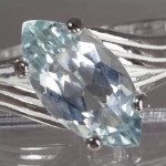 Aquamarine from Tanzania in Sterling