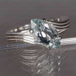 Aquamarine from Tanzania in Sterling