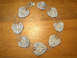 Antique Sterling Silver Butterfly Necklace & Bracelet