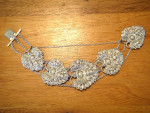 Antique Sterling Silver Butterfly Necklace & Bracelet