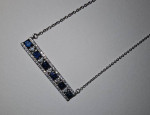 Saphhire and Diamond Necklace