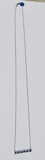Saphhire and Diamond Necklace