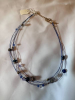 Brand New Blue Light Weight Necklace