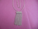 Brand New Silver Plated Pendant Necklace - 28" Long