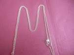 Brand New Silver Plated Pendant Necklace - 32" Long