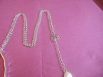 Brand New Silver Plated Pendant Necklace 32" Long
