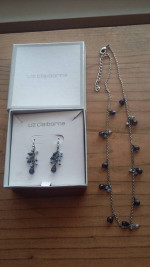 New - 2 Different Necklace with Earrings Sets