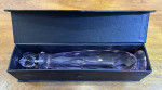 Big pink crystal perfume bottle